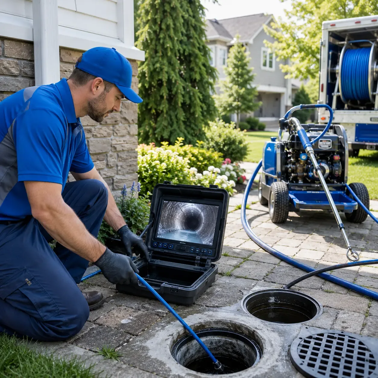 Outdoor drain cleaning professionals serving Ashland, PA